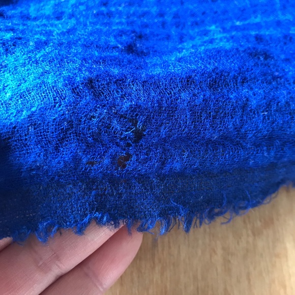 Madewell cobalt navy gauze scarf - Picture 6 of 6